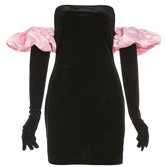 Sleeve Corset Mini Dress - Picture 3 of 6